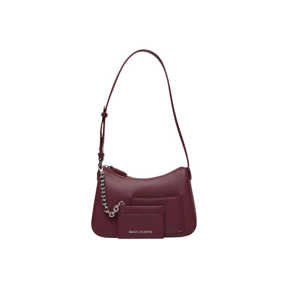 Armani Exchange Bordeaux Polyester Handbag - Model XW001571 AF15625
