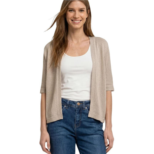 Street One Gray Polyester Batwing Cardigan