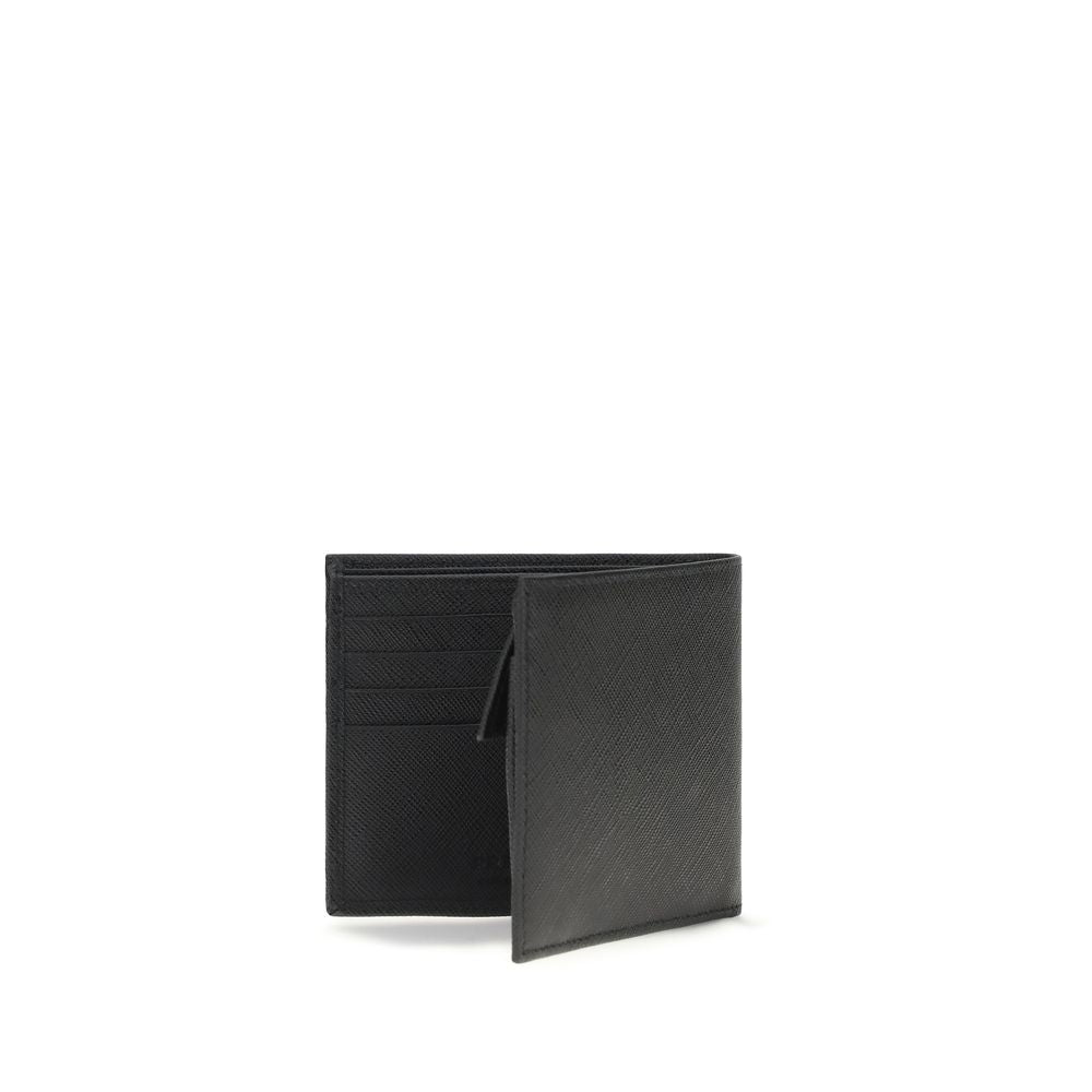 Prada Black Saffiano Leather Wallet