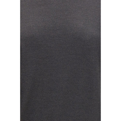 Brunello Cucinelli Gray Short-Sleeve Cashmere and Silk Sweater