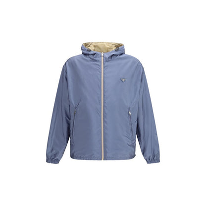 Prada Reversible Beige Recycled Polyamide Shell Jacket