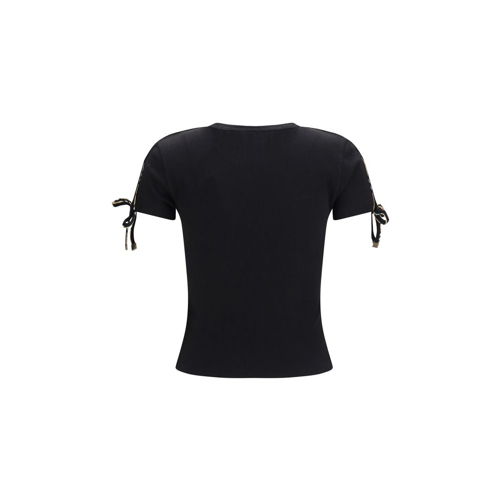 Burberry Cotton Lace-detail T-Shirt