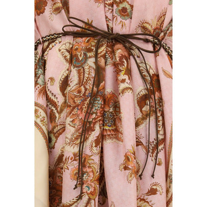 Zimmermann Multicolor Silk Aster Billow Dress