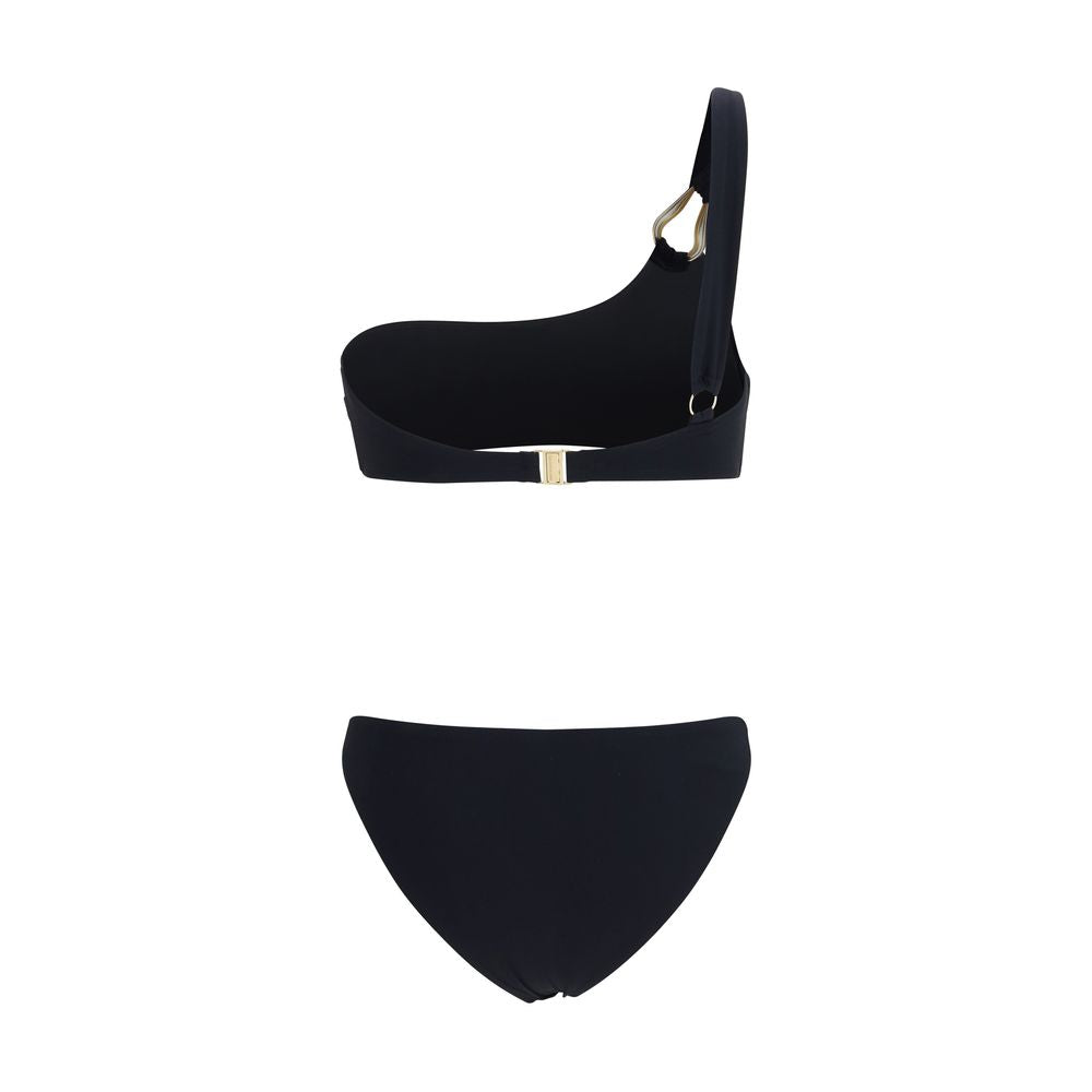 Zimmermann Black Roselight Trim Bikini