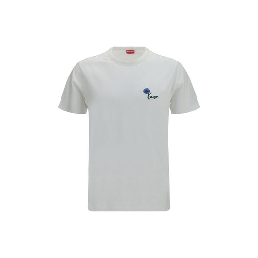 Kenzo Tulip Embroidered Cotton T-Shirt