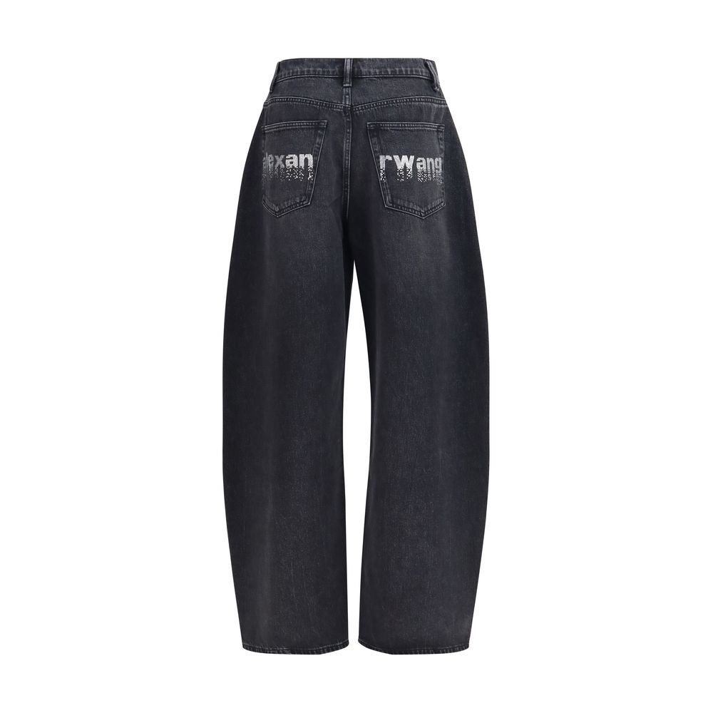 Alexander Wang Crystal Balloon Jeans