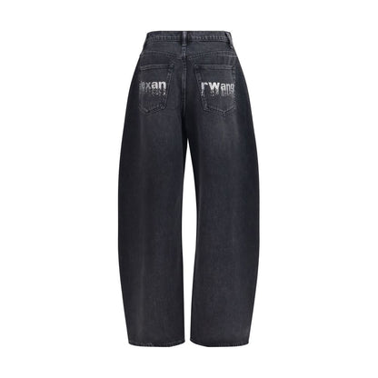 Alexander Wang Crystal Balloon Jeans