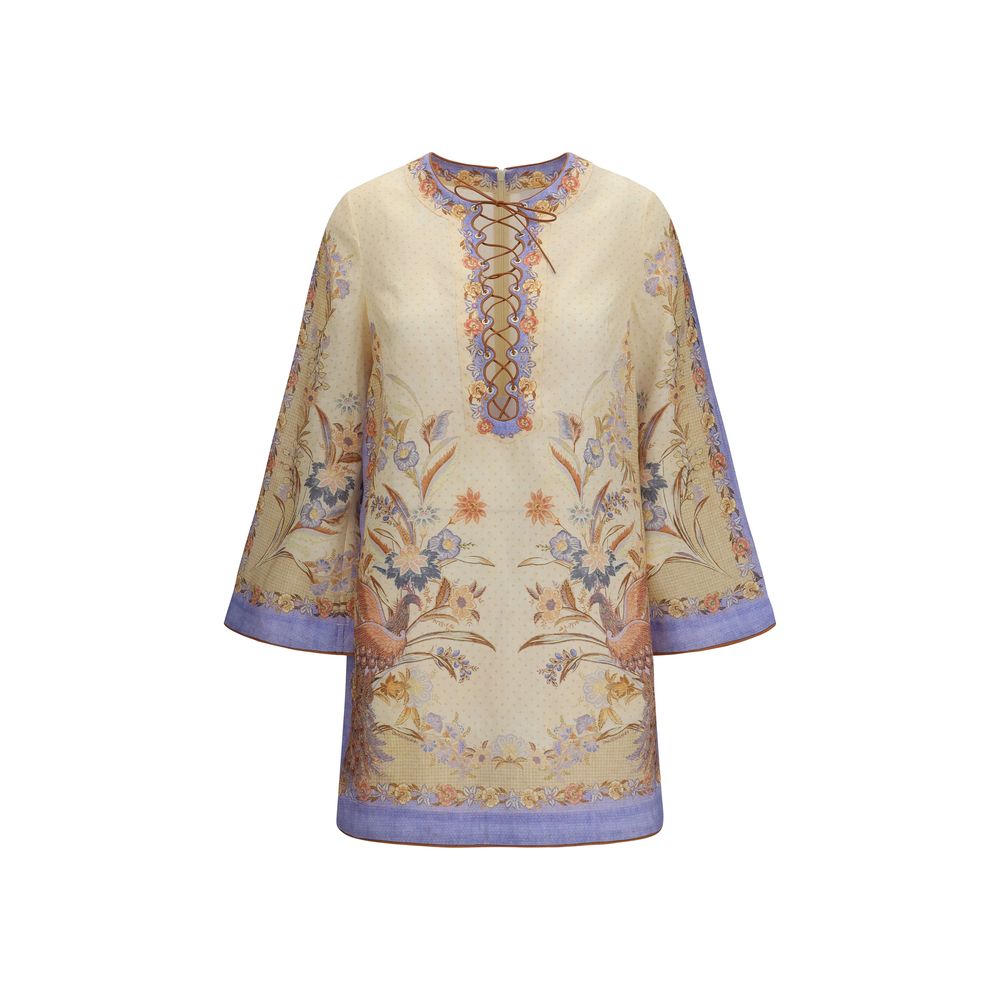 Zimmermann Indra Floral Tunic Dress