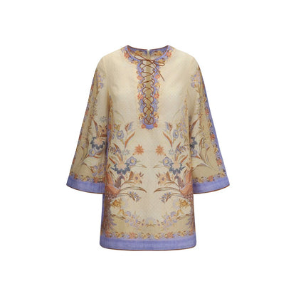 Zimmermann Indra Floral Tunic Dress