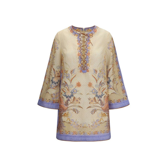 Zimmermann Indra Floral Tunic Dress