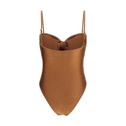 Zimmermann Walnut Brown Aster One-Piece Swimsuit