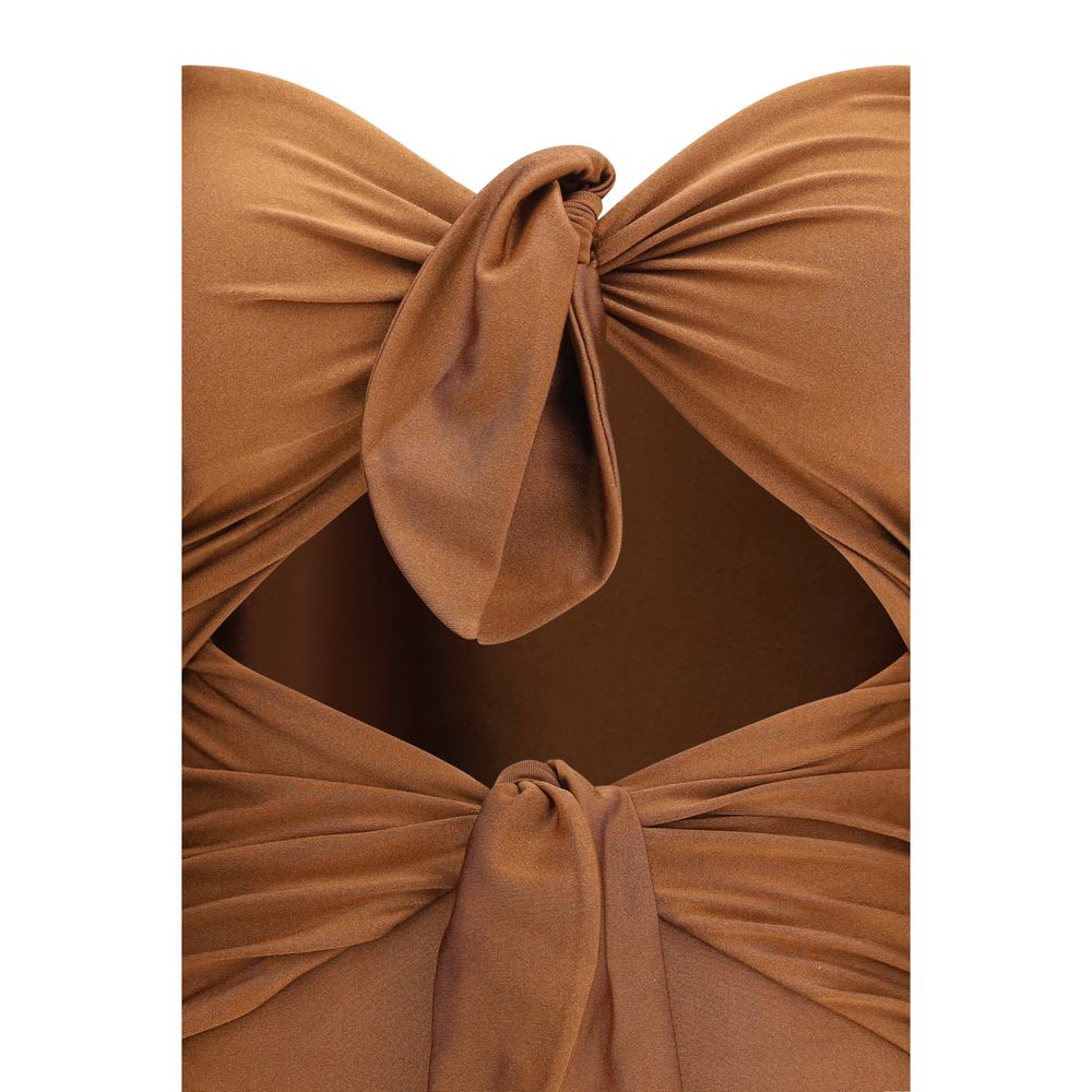 Zimmermann Walnut Brown Aster One-Piece Swimsuit