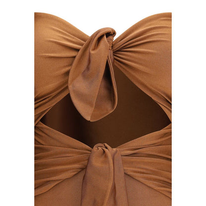 Zimmermann Walnut Brown Aster One-Piece Swimsuit