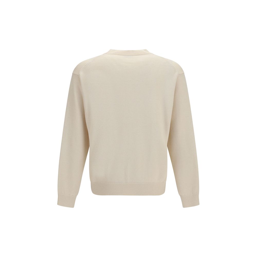 Kenzo Beige Cotton Sweatshirt - Contemporary Tulip Motif Design