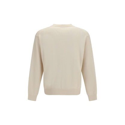 Kenzo Beige Cotton Sweatshirt - Contemporary Tulip Motif Design