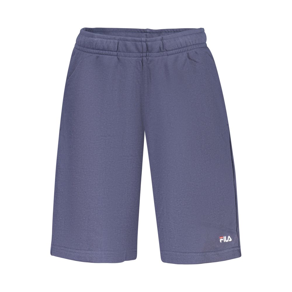 Fila Blue Cotton Men's Luciano Sports Shorts