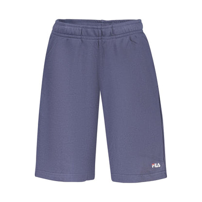 Fila Blue Cotton Men's Luciano Sports Shorts