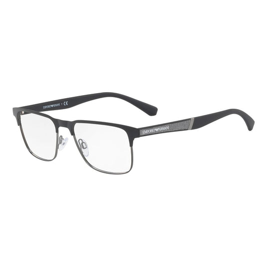 Emporio Armani Men's Optical Glasses – Black Metal Frames
