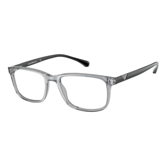 Emporio Armani Transparent Injected Optical Glasses – 53mm