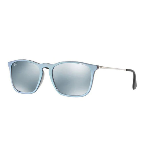 Ray-Ban Unisex Sunglasses – Blue Injected Frame, 54mm Lenses