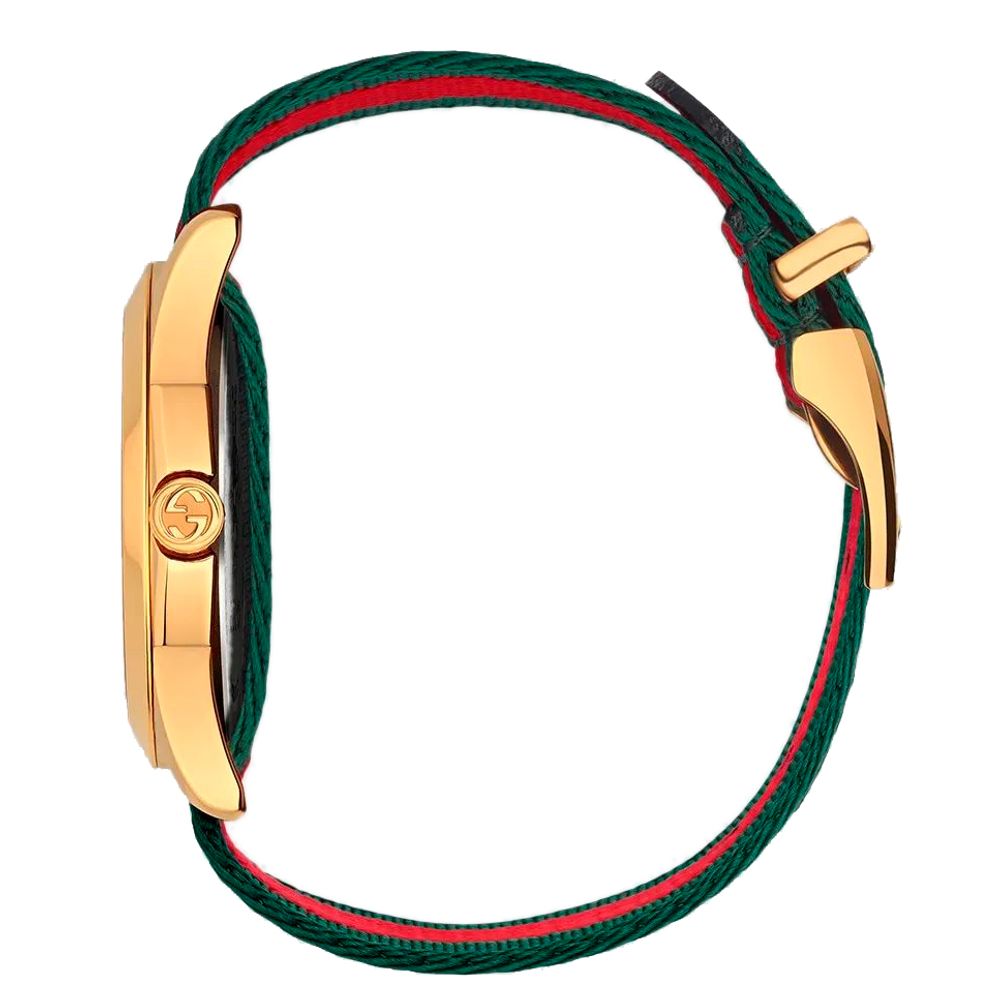 Gucci Multicolor Nylon Bracelet G-Timeless Watch