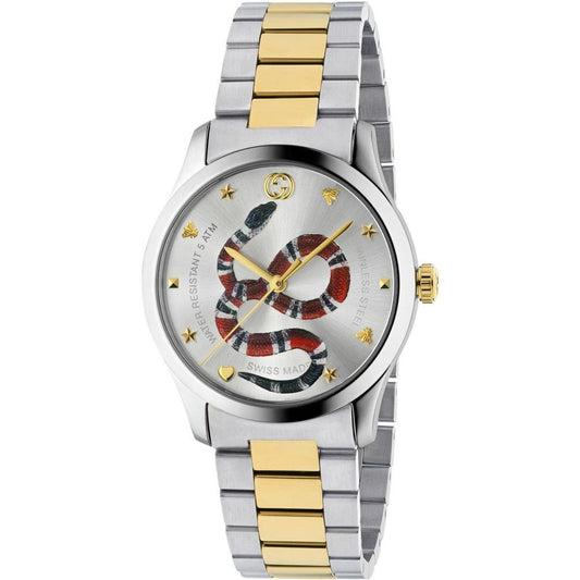 Gucci Silver Stainless Steel Dress G-Timeless Watch