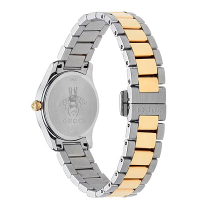 Gucci G-Timeless Feline Motif Gold Stainless Steel Dress Watch