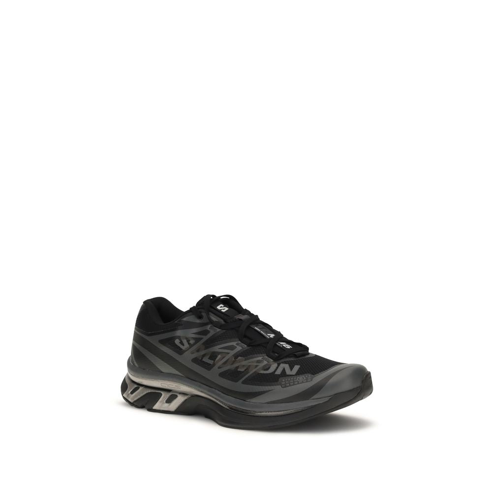 MM6 Black Polyamide Athletic Sneakers by Maison Margiela x Salomon
