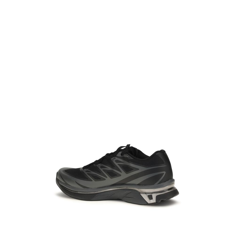 MM6 Black Polyamide Athletic Sneakers by Maison Margiela x Salomon