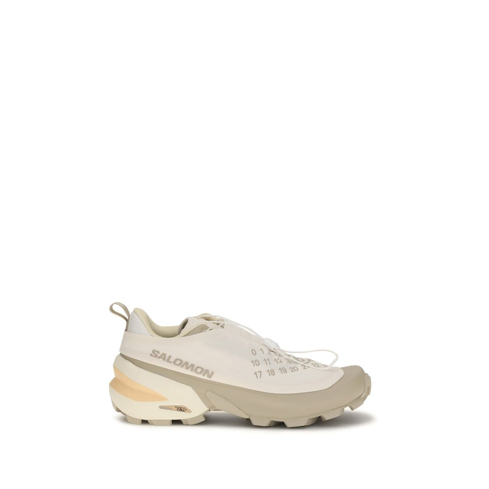 MM6 Beige Polyester Athletic Sneakers by MM6 x Salomon