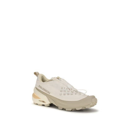 MM6 Beige Polyester Athletic Sneakers by MM6 x Salomon