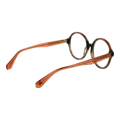 Christian Lacroix Women’s Bicolor Acetate Glasses – Green Round Frames