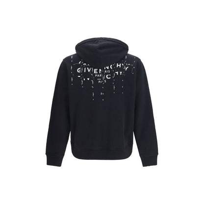 Givenchy Photographic Negative Print Fleece Zip Hoodie