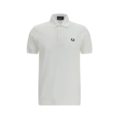 Fred Perry White Cotton T-Shirt - Timeless Classic