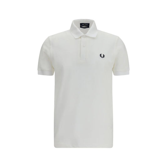 Fred Perry White Cotton T-Shirt - Timeless Classic