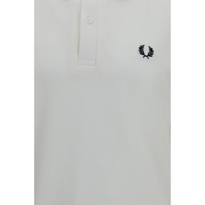 Fred Perry White Cotton T-Shirt - Timeless Classic