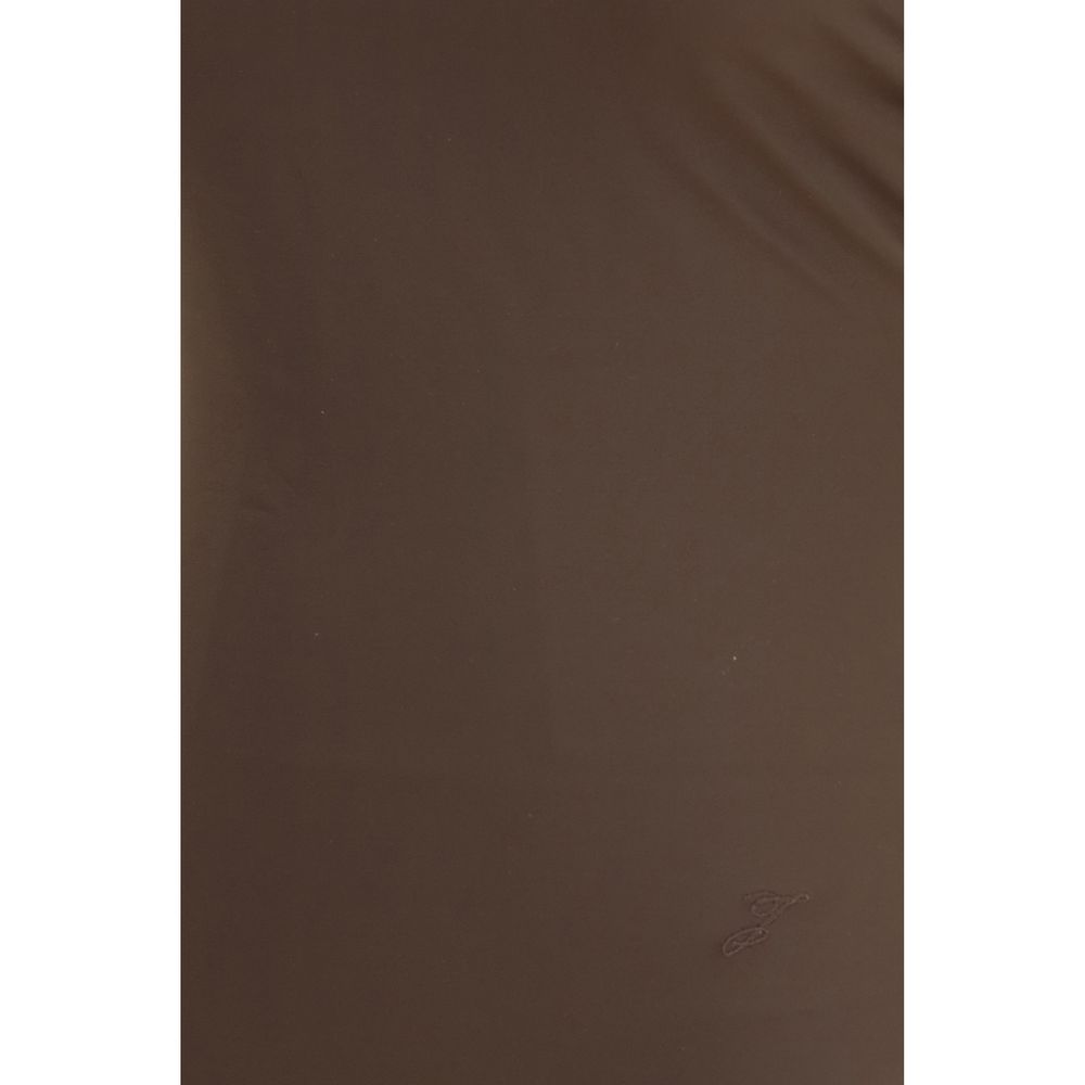 Jacquemus Brown Cabana One-Piece Swimsuit