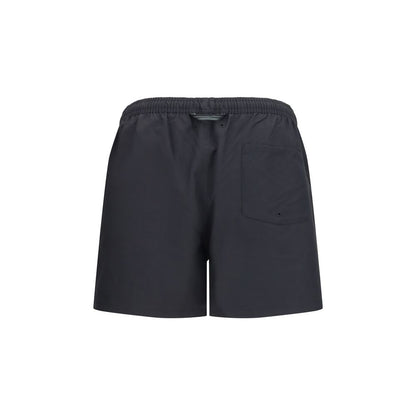 Fred Perry Black Recycled Polyester Swim Shorts