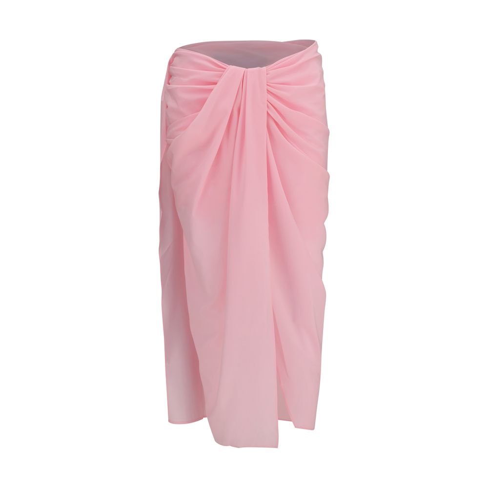 Jacquemus Pink Pareo Midi Skirt