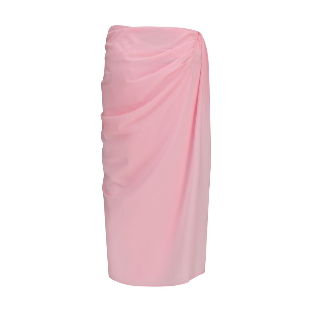 Jacquemus Pink Pareo Midi Skirt