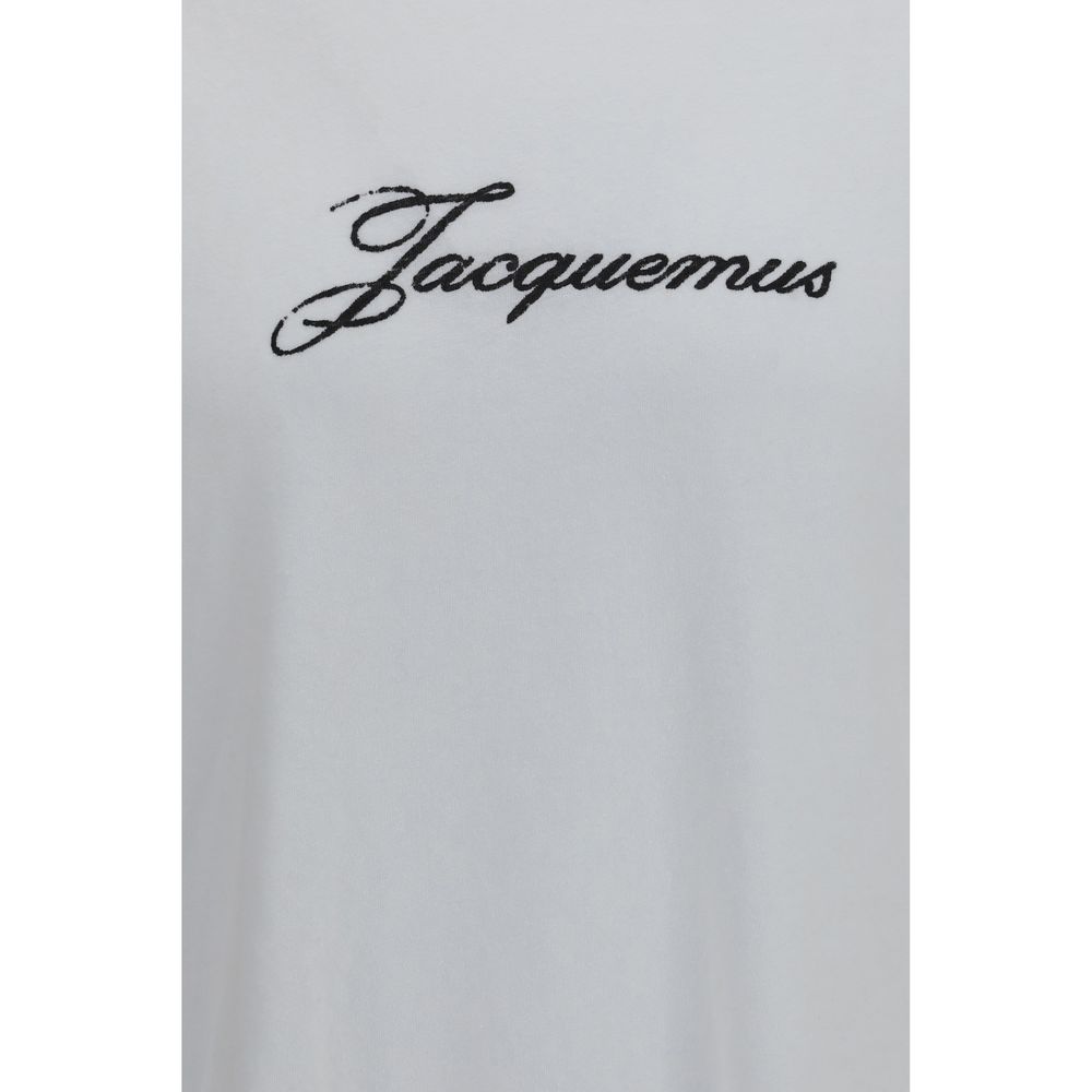 Jacquemus White Cotton Logo T-Shirt