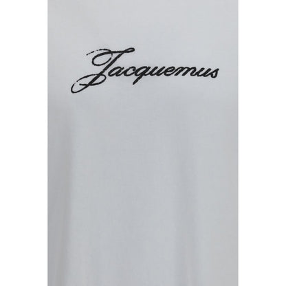 Jacquemus White Cotton Logo T-Shirt