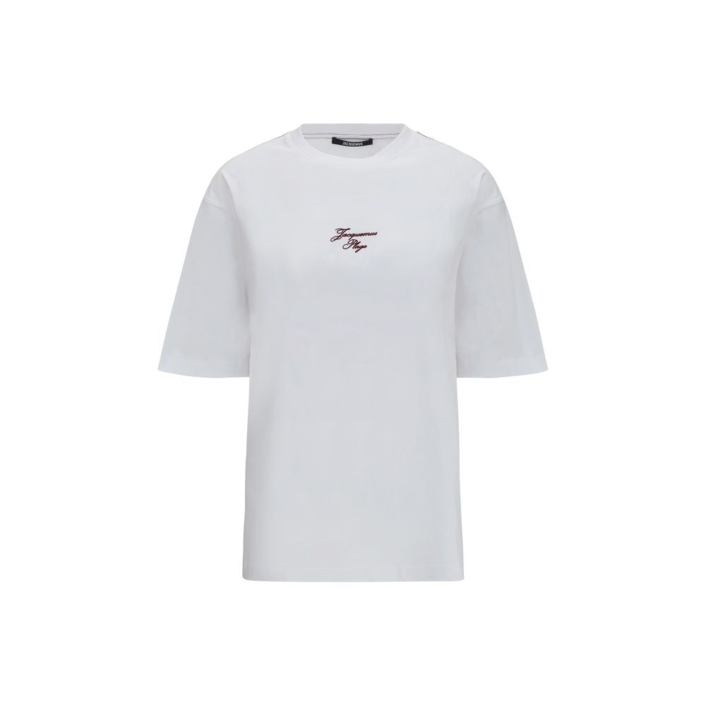 Jacquemus White Cotton Bateau T-Shirt