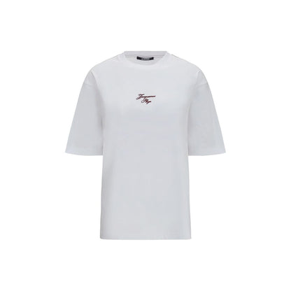 Jacquemus White Cotton Bateau T-Shirt