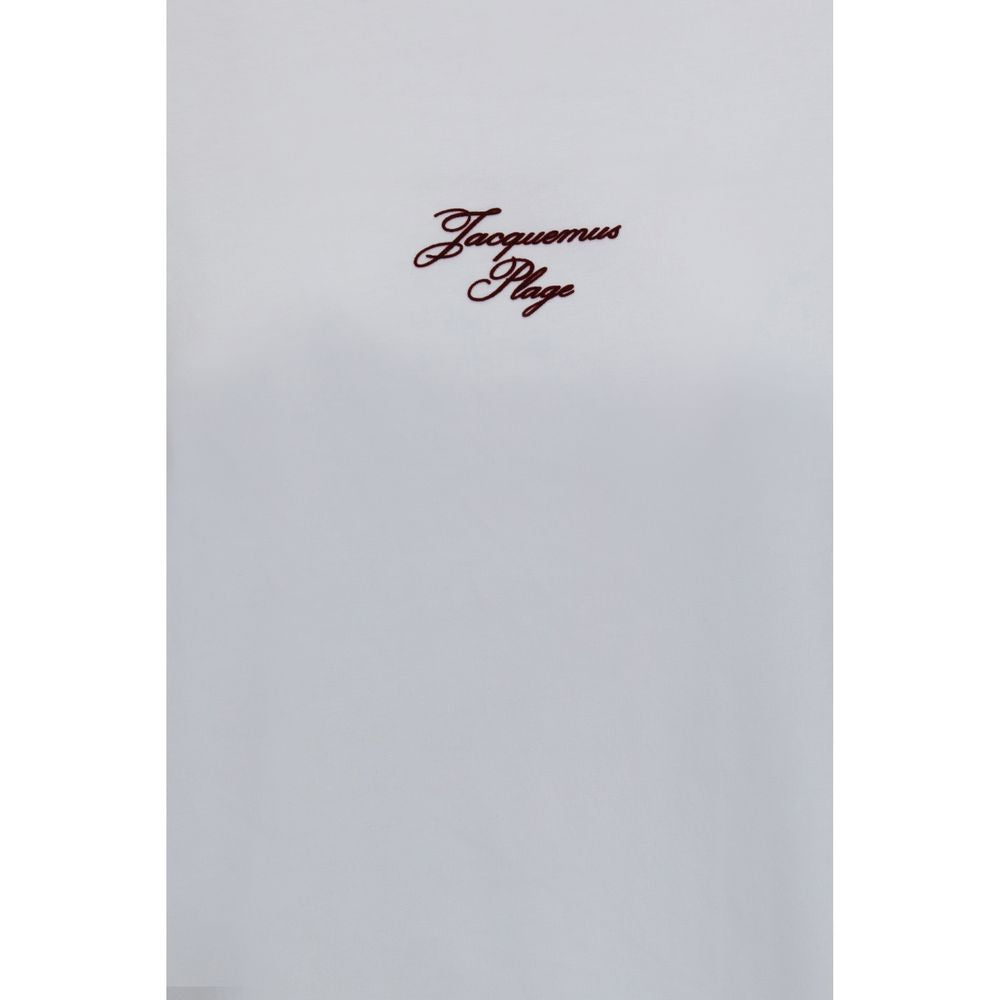 Jacquemus White Cotton Bateau T-Shirt