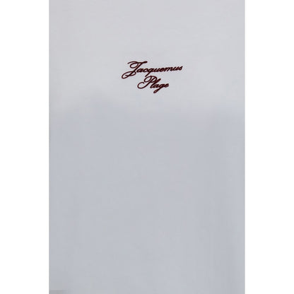 Jacquemus White Cotton Bateau T-Shirt
