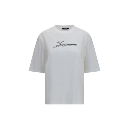 Jacquemus White Cotton Logo T-Shirt