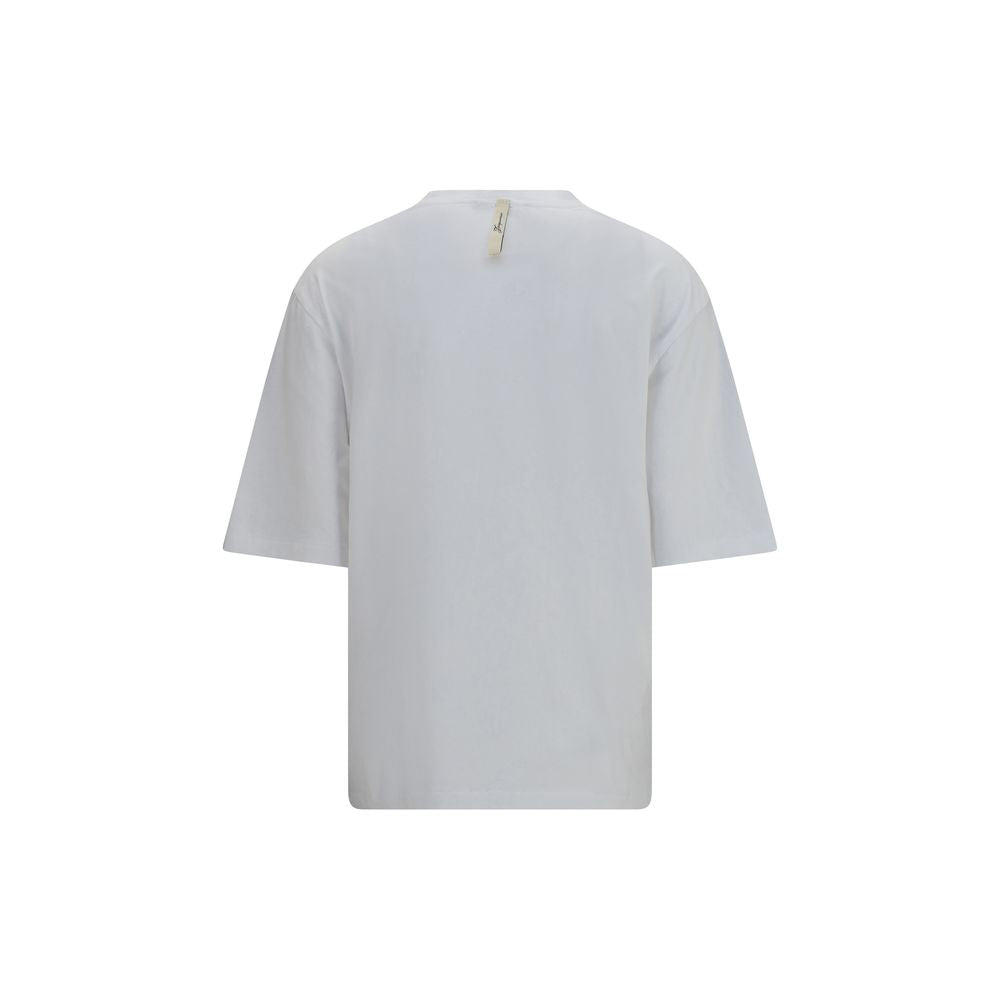 Jacquemus White Cotton Logo T-Shirt