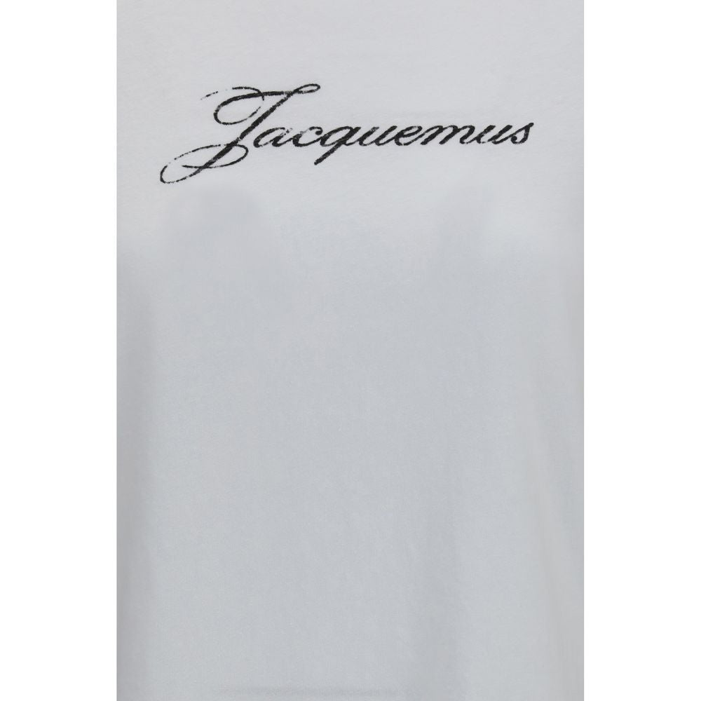 Jacquemus White Cotton Logo T-Shirt