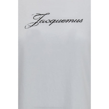 Jacquemus White Cotton Logo T-Shirt